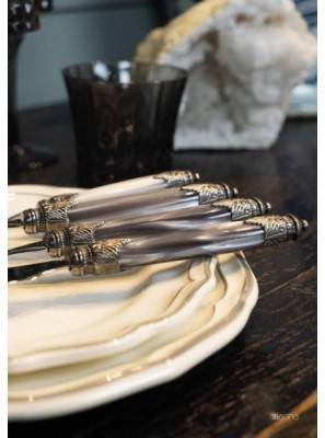 4 件餐桌餐具套装 - Rivadossi Sandro 钢制餐具 - Arianna -