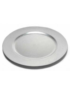 6 件套硬质塑料圆形装饰餐垫 -