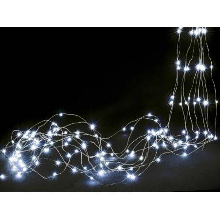 瀑布圣诞灯 10 根金属线和 180 个 LED -