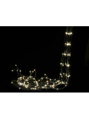 瀑布圣诞灯 10 根金属线和 180 个 LED -