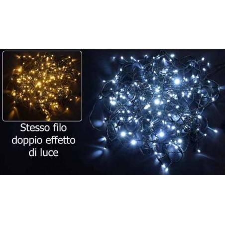 圣诞灯 13.4 m，180 个冷/暖白色 LED 灯和 8 个灯光游戏 -