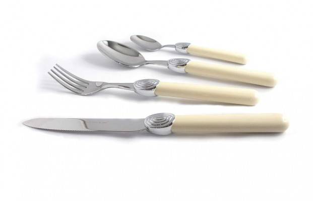 Miranda 彩色餐具 - 18/10 不锈钢 - 套装 24 件 Rivadossi Sandro -