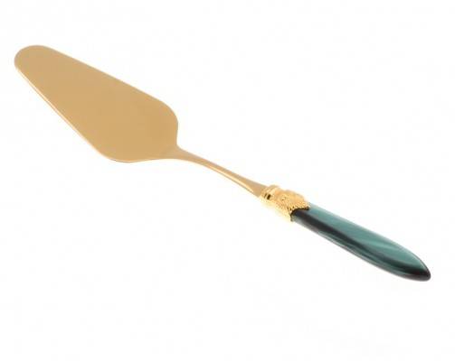 个性化婚礼礼品 - Laura Gold Cake Server（Pvd） - Rivadossi Sandro -