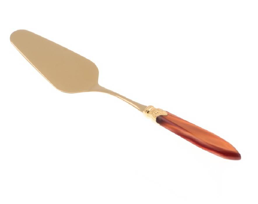 Personalized Wedding Favor - Laura Gold Cake Server (Pvd) - Rivadossi Sandro -