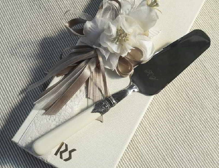 Wedding Favor - Baptism - Communion - Rivadossi Sandro Torta Shovel - Classic Model Ivory Color