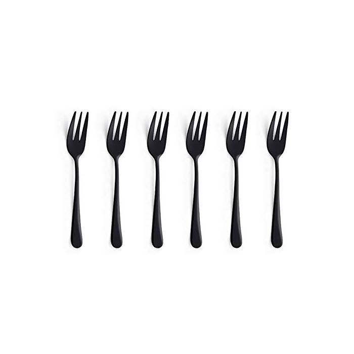 Dessert Forks Set 6 Pieces - Black Color - Austin Amefa -  - 
