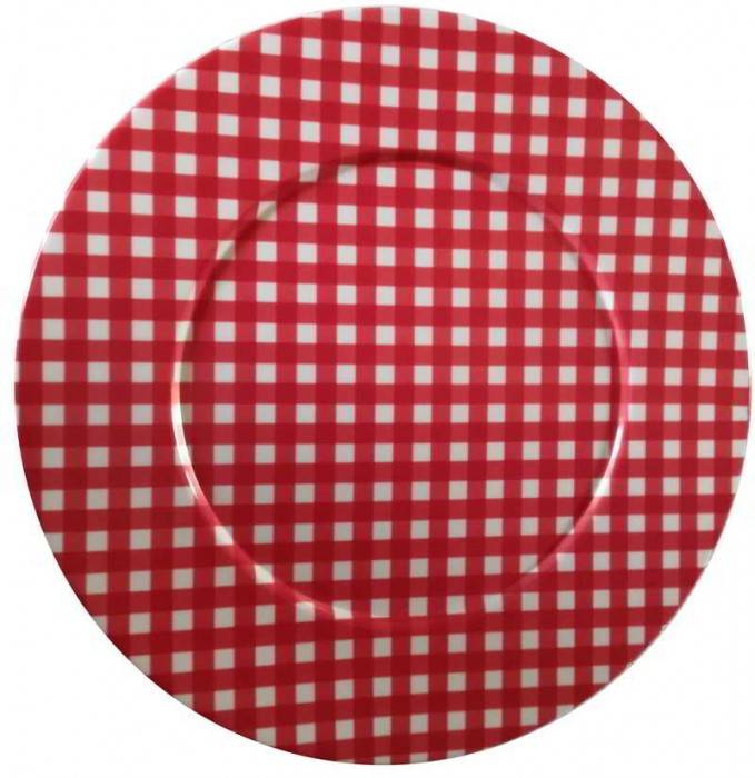 Naif Pic Nic Red Placemat/Tray 6 Piece Set -  - 