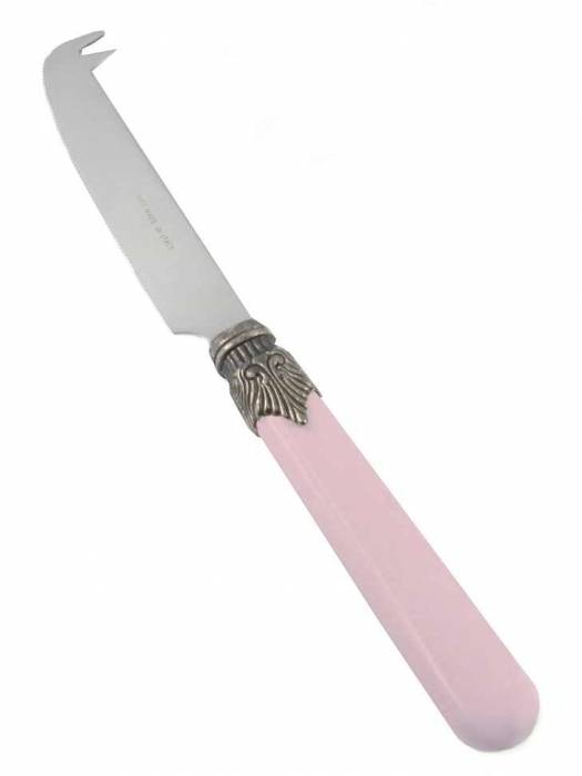 18/10 Edelstahl Käsemesser - Classic Modell - Rivadossi Sandro - Antike Rosa Farbe - 