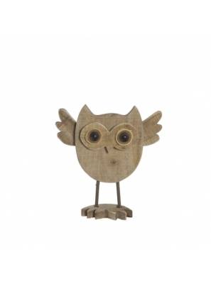 Owl Finland In Wood Cm 22X5X21 -  - 8024609130083