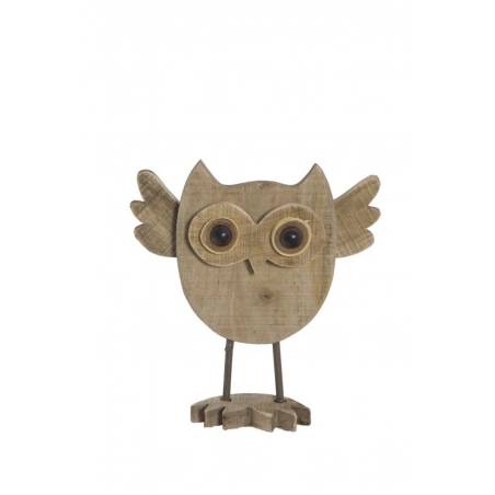 Owl Finland In Wood Cm 22X5X21 -  - 8024609130083