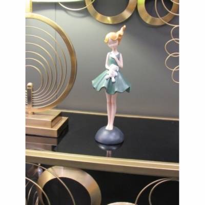 Dolly figurine with bunny 11.5x10x33.5 cm -  - 8024609336874
