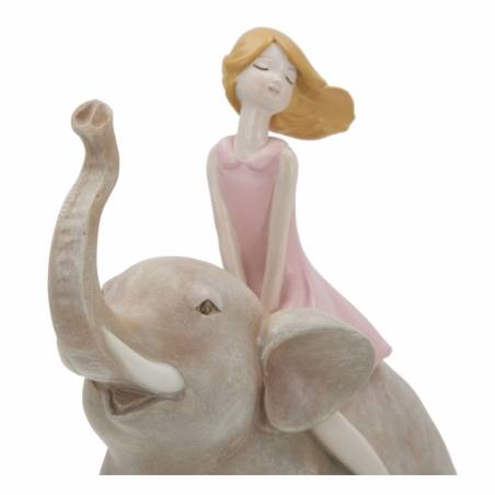 Statuetta Dolly Su Elefante Cm 22X10X21 - 5 - 