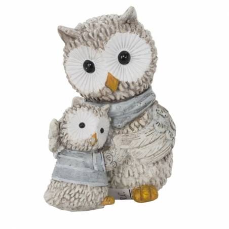 Ken Owl Figurine With Son 7X4.5X7.5 cm -  - 8024609320064