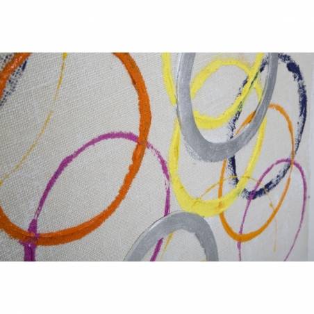 Painted On Canvas Floating Circles -B- Cm 80X3X80- Mauro Ferretti -  - 8024609318313