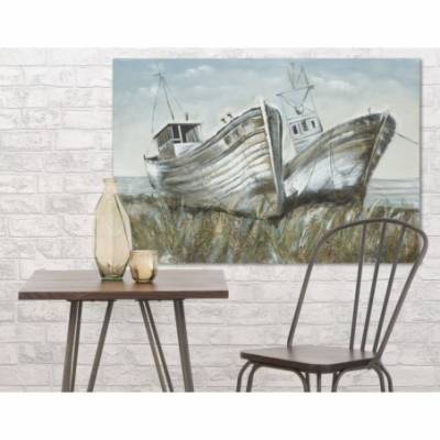Auf Leinwand gemalte Boote cm 120 x 3,7 x 80 – Mauro Ferretti - 