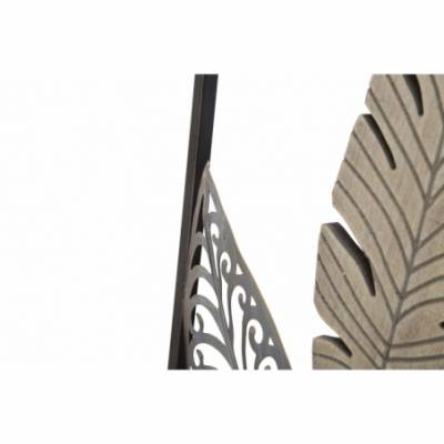 Leaves Iron And Wood Panel -A- Cm 30,5X1,90X91- Mauro Ferretti -  - 8024609323256