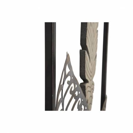 Leaves Iron And Wood Panel -A- Cm 30,5X1,90X91- Mauro Ferretti -  - 8024609323256