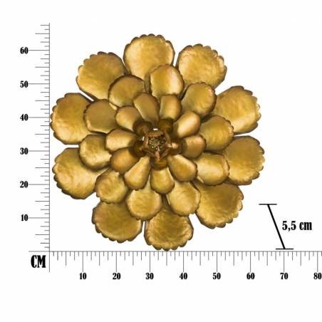 Goldy Flower Iron Panel -A- Cm Ø 64X5,5- Mauro Ferretti -  - 8024609335839