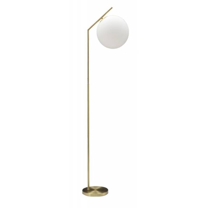 Lampada Da Terra a Sfera Design Moderno - Glamy Cm 25X36X179- Mauro Ferretti - 