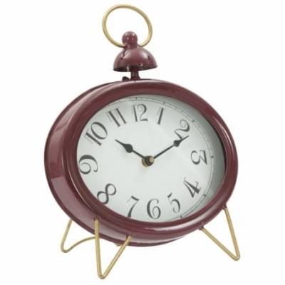 Horloge de table Glam Bordeaux cm 28,5X5,5X33,5 - 