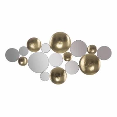 Panel Gold Mirror Glam Cm 118X2,5X60- Mauro Ferretti - 