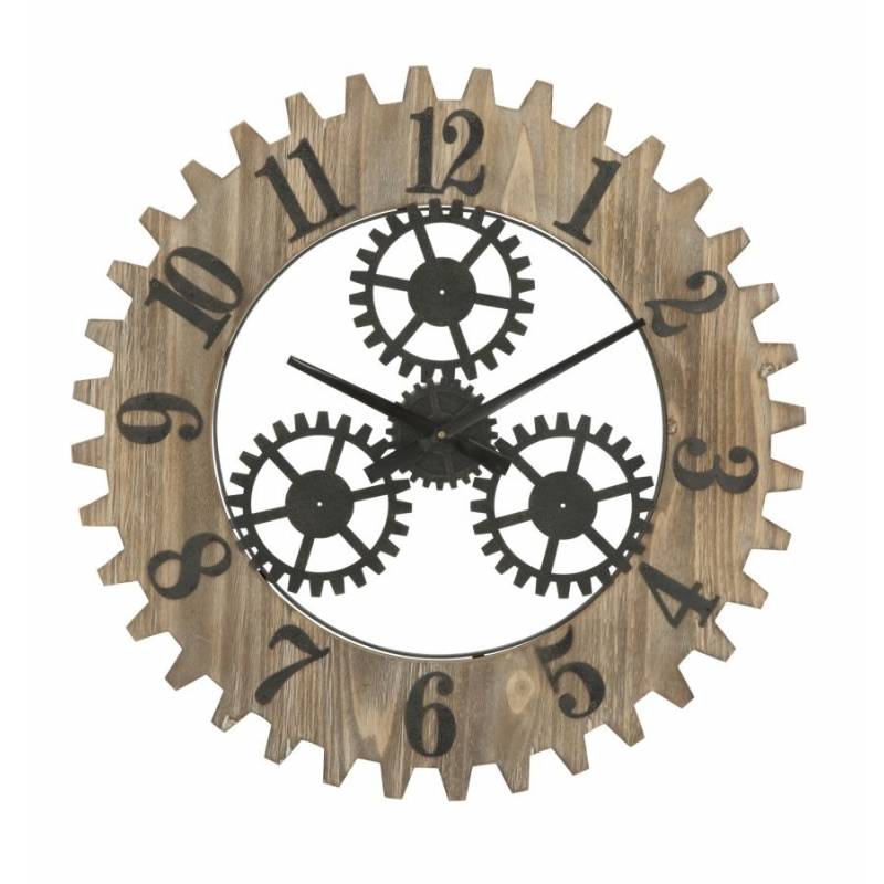 Wall Gear Clock Plus cm Ø 60x4