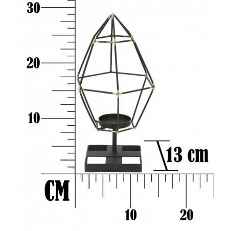 Bright Pyramid Candle Holder Cm 15X13X29 - Mauro Ferretti -  - 8024609332678