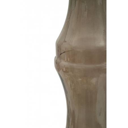 Brauner Kerzenhalter aus recyceltem Glas, cm 22 x 75 – Mauro Ferretti - 