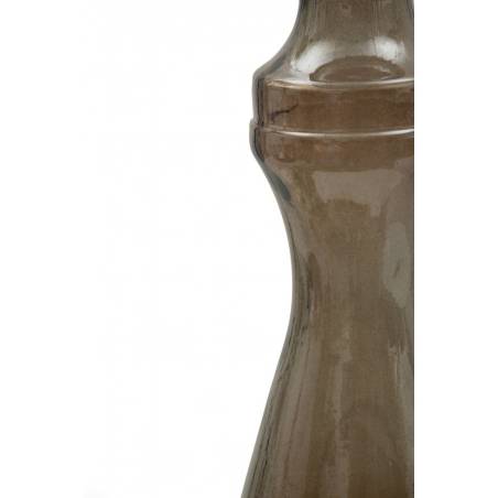 Brauner Kerzenhalter aus recyceltem Glas, cm 17 x 55 – Mauro Ferretti - 