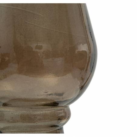 Brauner Kerzenhalter aus recyceltem Glas, cm 17 x 55 – Mauro Ferretti - 
