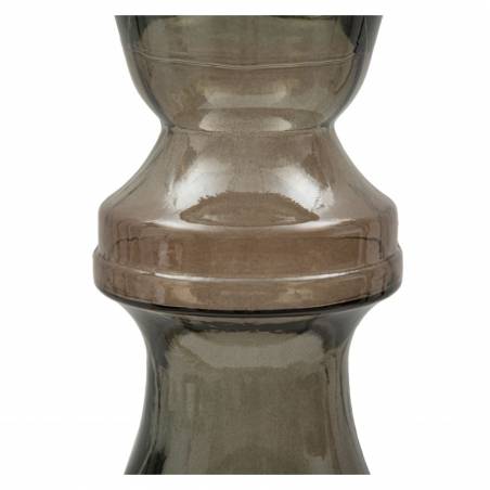 Brown Recycled Glass Candle Holder Cm 15X40 - Mauro Ferretti -  - 8024609342400