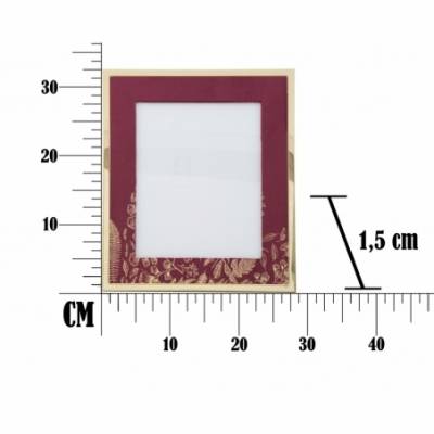 Photo frame Glam Bordeaux Cm ​​28X1,5X33,5 (Internal measure Cm 20X25) - 7