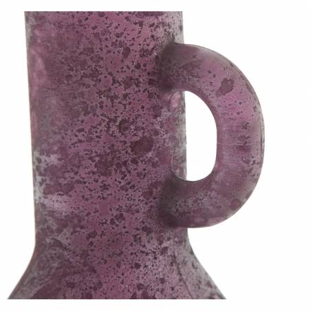Vase en verre recyclé Bordeaux cm 13X50 (Fabriqué en Espagne) - 