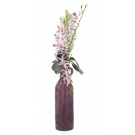 Recycled Glass Vase Bordeaux Cm ??13X50 (Made in Spain) -  - 8024609333378