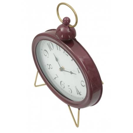 Horloge de table Glam Bordeaux cm 28,5X5,5X33,5 - 