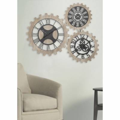 Wall Clock Gears 3 Cm 93X3X74 -  - 8024609336560
