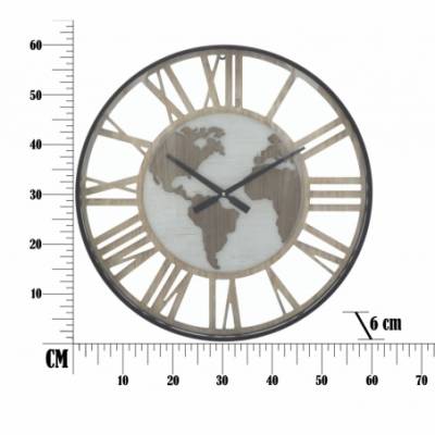 Horloge murale de classe mondiale cm Ø 60x6 - 