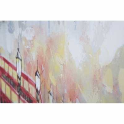 Painted On Canvas Rain London -A- Cm 100X3X100- Mauro Ferretti -  - 8024609336003