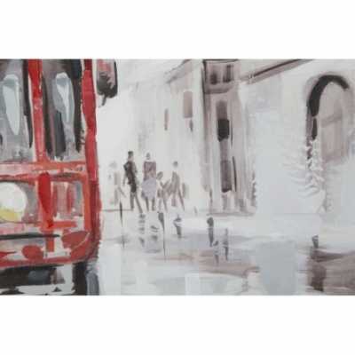 Painted On Canvas Tram -B- Cm 80X3X80- Mauro Ferretti -  - 8024609336034