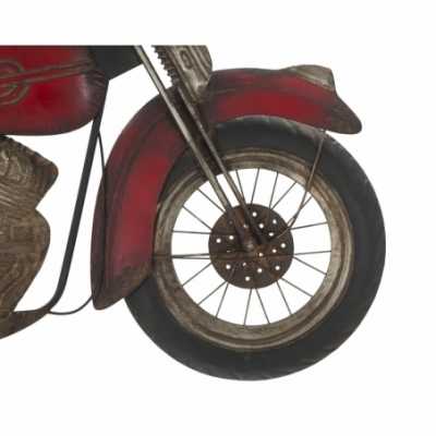 Rote Motorradplatte 98,5 x 5,5 x 47,5 cm - 
