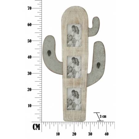 Kaktus-Wandfotorahmen cm 39 x 3 x 71,5 (Innenmaße cm 10 x 15) – Mauro Ferretti - 