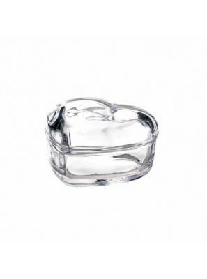 Herzförmiges Hochzeitsgeschenk aus Glas H45 -