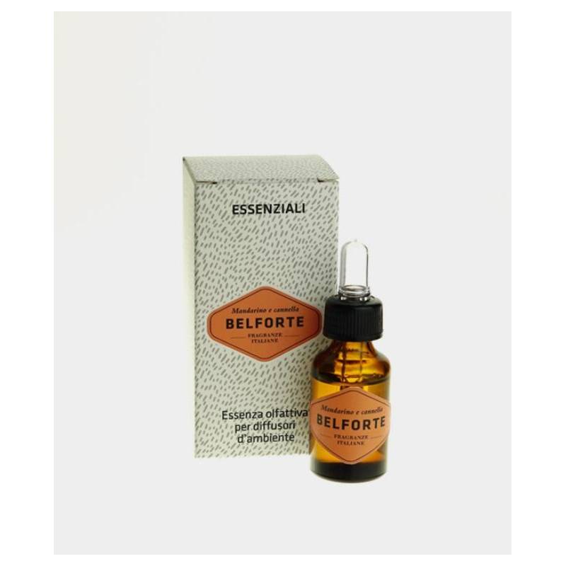 Olio Essenziale Concentrato - Belforte - Fragranza Mandarino e Cannella 15 ML - 