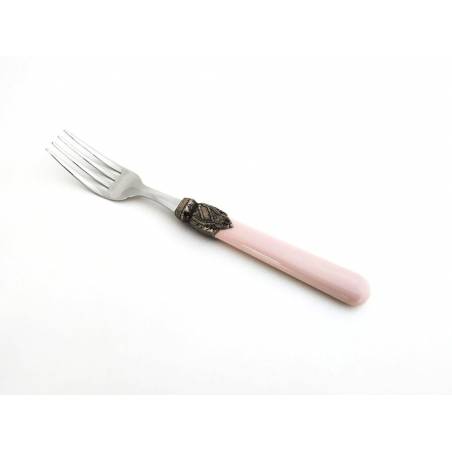 Shabby Chic / Provencal Kleo Cutlery - 24 Pcs Set by Modalyssa.Store - Pink color -  - 