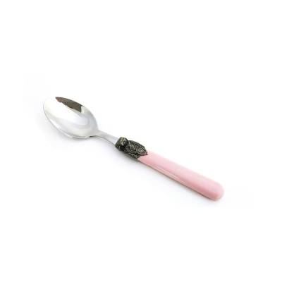 Shabby Chic / Provencal Kleo Cutlery - 24 Pcs Set by Modalyssa.Store - Pink color -  - 