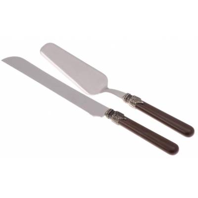 Rivadossi Besteck - Klassisches Set mit 2 Schaufeln und Kuchenmesser - 