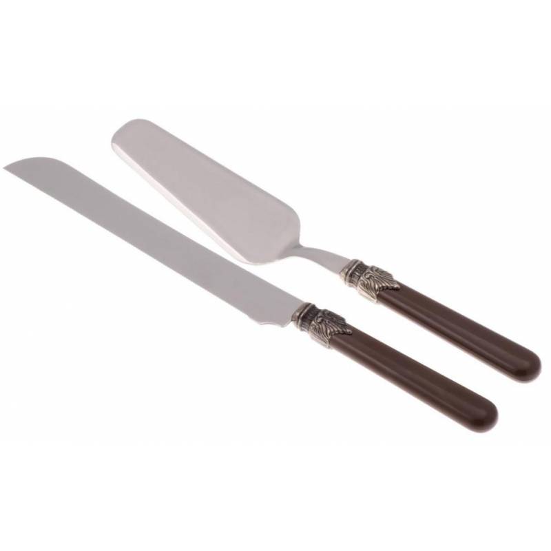 Rivadossi Besteck - Klassisches Set mit 2 Schaufeln und Kuchenmesser - 