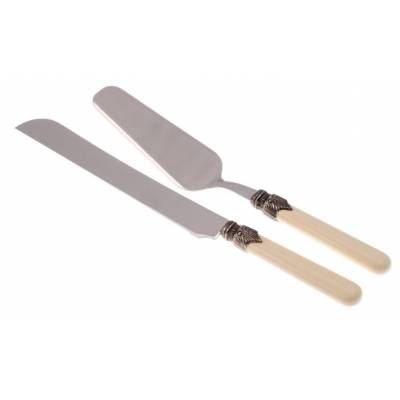Rivadossi Besteck - Klassisches Set mit 2 Schaufeln und Kuchenmesser - 