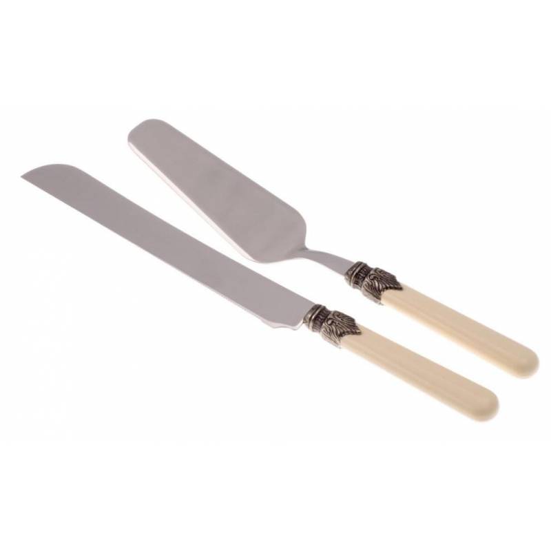 Classic Shabby Chic - set 2pcs Couverts Gateaux Rivadossi - 
