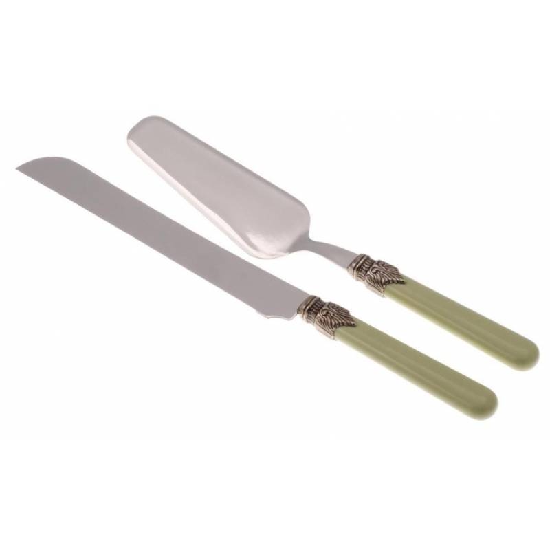 Rivadossi Besteck - Klassisches Set mit 2 Schaufeln und Kuchenmesser - 